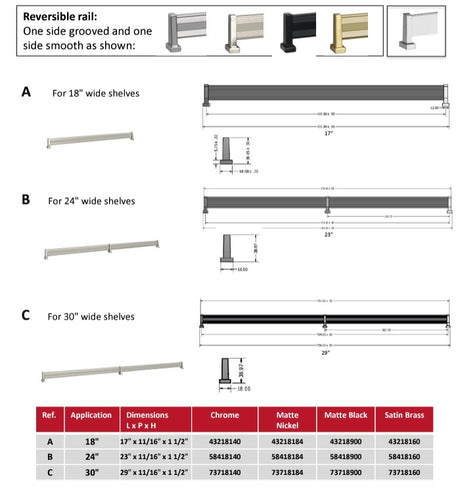 Elegant Designer Closet Shoe Rails for Closet Shelves