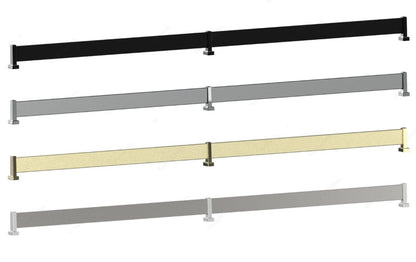 Richelieu Elegant Designer Closet Shoe Rails for Closet Shelves