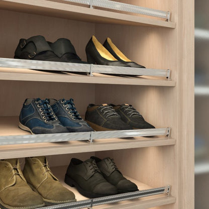 Richelieu Elegant Designer Closet Shoe Rails for Closet Shelves