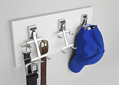 TAG Hardware Premium 5-Hook Belt Cleat Mount Space-Saving Organizer