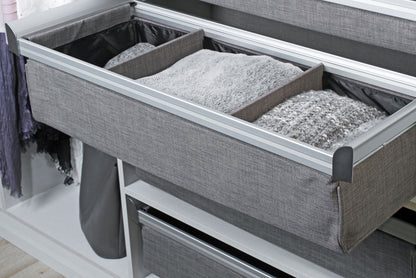 TAG Hardware ENGAGE Deep Drawer Divider Full Extension Soft-Close Undermount Slides for Sweater and Jeans Organizer