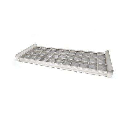 TAG Hardware Engage Jewelry Drawer Insert Customizable Grids for Jewelry, Ties, and Accessories, Adaptable with Drawer Face Adapters