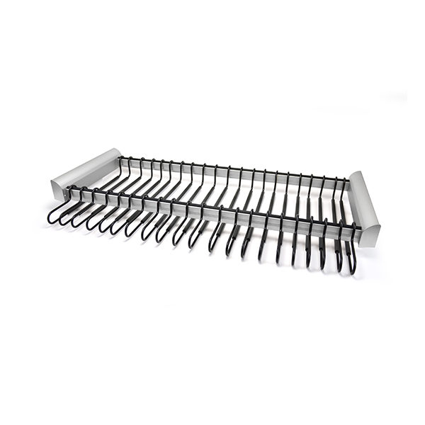 TAG Hardware ENGAGE Closet Pant Rack Organizer with Hangers Full Extension Soft-Close Slides