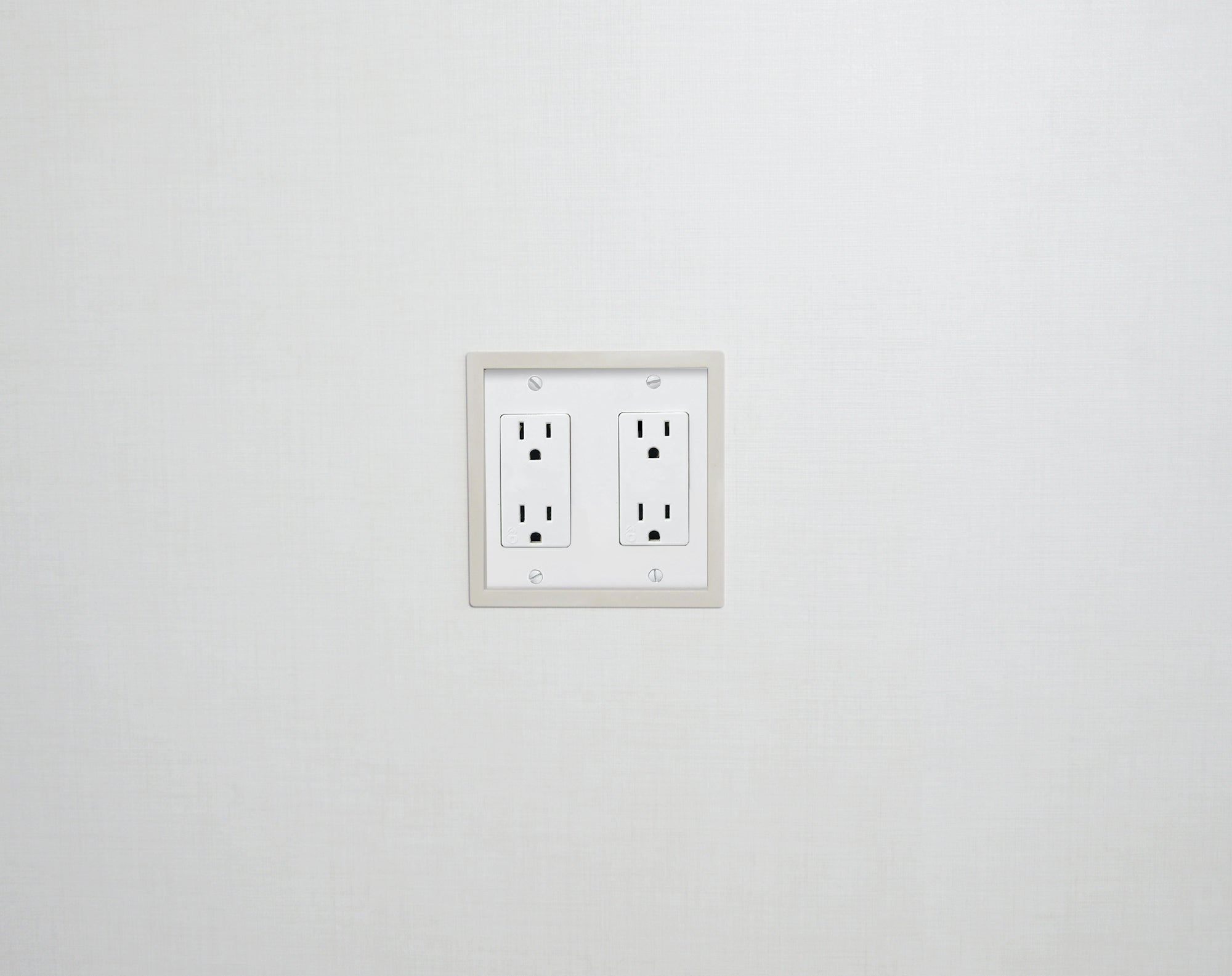 TAG Hardware Double Outlet Grommet Wall Switch Outlet