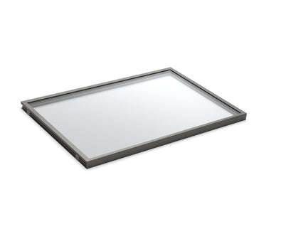 TAG Hardware Illuminated Glass Shelf Cool White Light (4000K) with 12V Loox LED Lighting