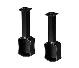 2-Pack TAG Hardware Concave Shaped Wardrobe Tube Suspended End Caps Closet Rod Support Brackets