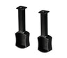 2-Pack TAG Hardware Concave Shaped Wardrobe Tube Suspended End Caps Closet Rod Support Brackets