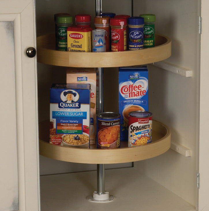 Hafele Wooden Full Round Shelf-Mounted Lazy Susan for Corner Cabinets