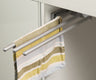 Hafele Under Sink Three-Prong Pullout Hand Towel Rack