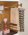 Hafele Under Sink Two-Prong Pullout Hand Towel Rack