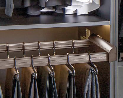 TAG Hardware Steel Wire Clothes Hangers for Pullout Hamper Systems