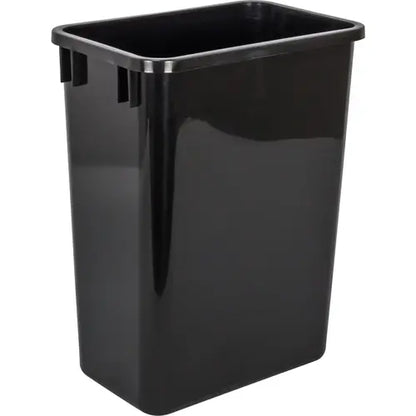 4-Pack Replacement Waste Plastic Trash Cans - Indoor Garbage Bins for Kitchen, Home, Office & Commercial Use