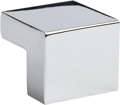 Atlas Homewares A865 - BN Successi Collection .98 - Inch Small Square Knob - KI Home