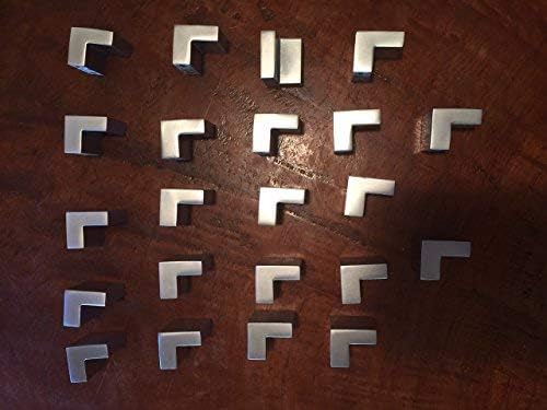 Atlas Homewares A865 - BN Successi Collection .98 - Inch Small Square Knob - KI Home