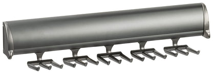 TAG Hardware Designer 15-Hook Tie Rack Closet Organizer with 11.75 Inch Extension