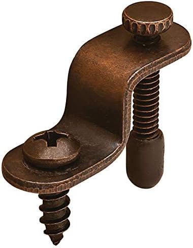 Cabinet Hardware Adjustable Glass Retainer Steel Clips Shelves Supports for Multiple Thicknesses - KI Home