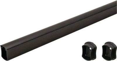 Custom Cut - to - Size Concave Closet Rod | Made - to - Order Wardrobe Hanging Rod with Supports - KI Home