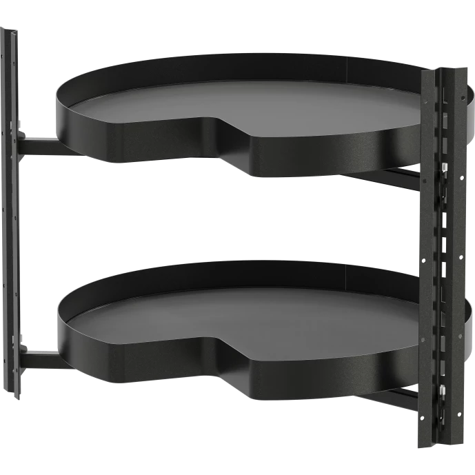 Vauth-Sagel VS COR® Wheel Pro Planero Kidney 2-Shelf Independently Rotating Lazy Susan