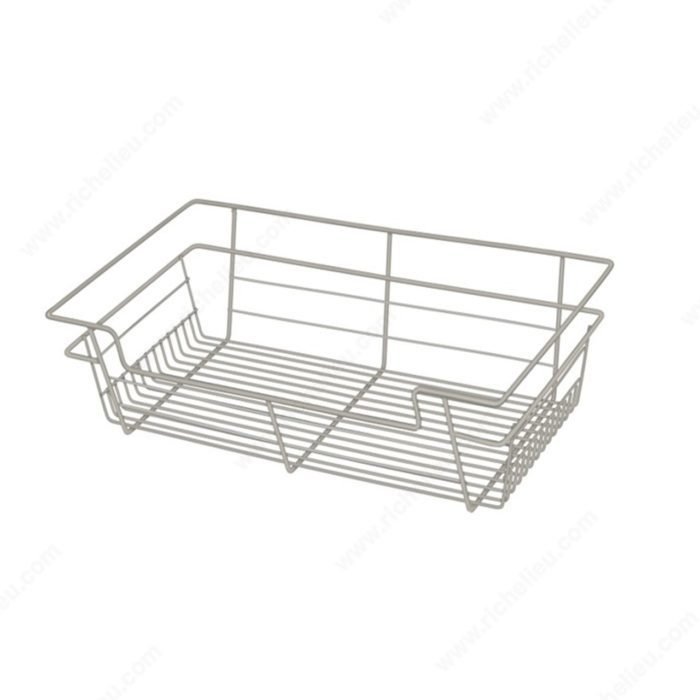 Designer Closet Full Extension Pull - Out Laundry Basket – Premium Steel Wire Construction with Smooth Ball - Bearing Slides - KI Home