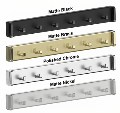 Designer Pullout Belt & Accessory Rack | Reversible 5 or 6 Hooks Heavy - Duty Wardrobe Organizer - KI Home