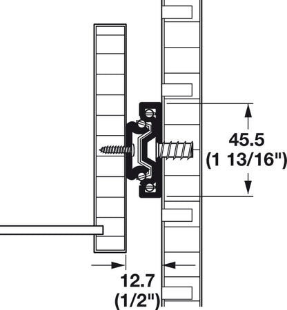 3 Pairs ProPack Accuride 3832 Full Extension 100-lb Ball Bearing Drawer Slides (6"-28" Lengths)