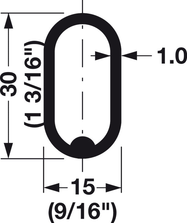10-Case ProPack Welded Steel Oval Polished Chrome Wardrobe Closet Rods – 98 7/16" (8' 2-7/16") Length – Heavy-Duty Construction