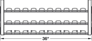 TAG Hardware Premium Shoe Rack Closet Wardrobe Organizer with Full extension Pullout Soft Close slides