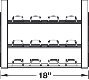 TAG Hardware Premium Shoe Rack Closet Wardrobe Organizer with Full extension Pullout Soft Close slides