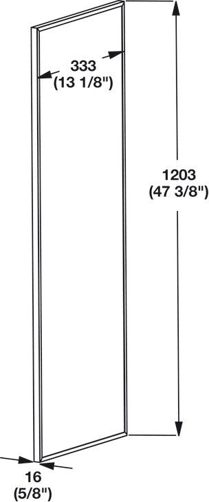 ELITE Fixed Wall Mirror by TAG Hardware - KI Home