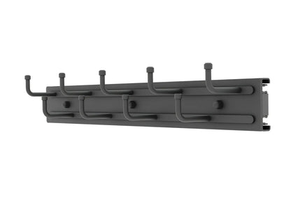 Rev-A-Shelf 14" Pull Out Closet Organization Rack for Belts, Ties and Scarves, Accessories Storage Hanger with Mounting Hardware, Chrome, BRC-14CR