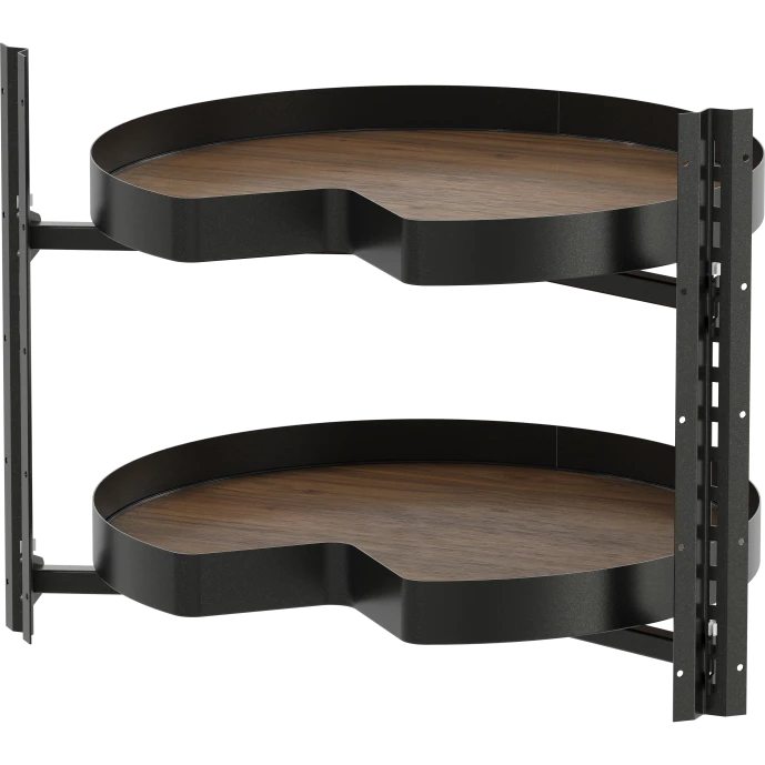 Vauth-Sagel VS COR® Wheel Pro Planero Kidney 2-Shelf Independently Rotating Lazy Susan