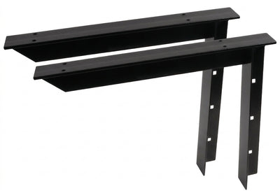 Häfele One Pair Concealed Wall Support Brackets – Right-Angle Design | Heavy-Duty Steel holds up to 7,960 lbs/pair