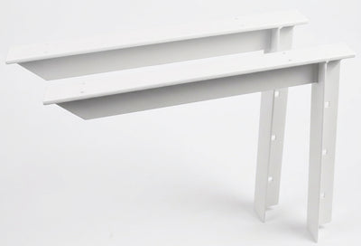 Häfele One Pair Concealed Wall Support Brackets – Right-Angle Design | Heavy-Duty Steel holds up to 7,960 lbs/pair