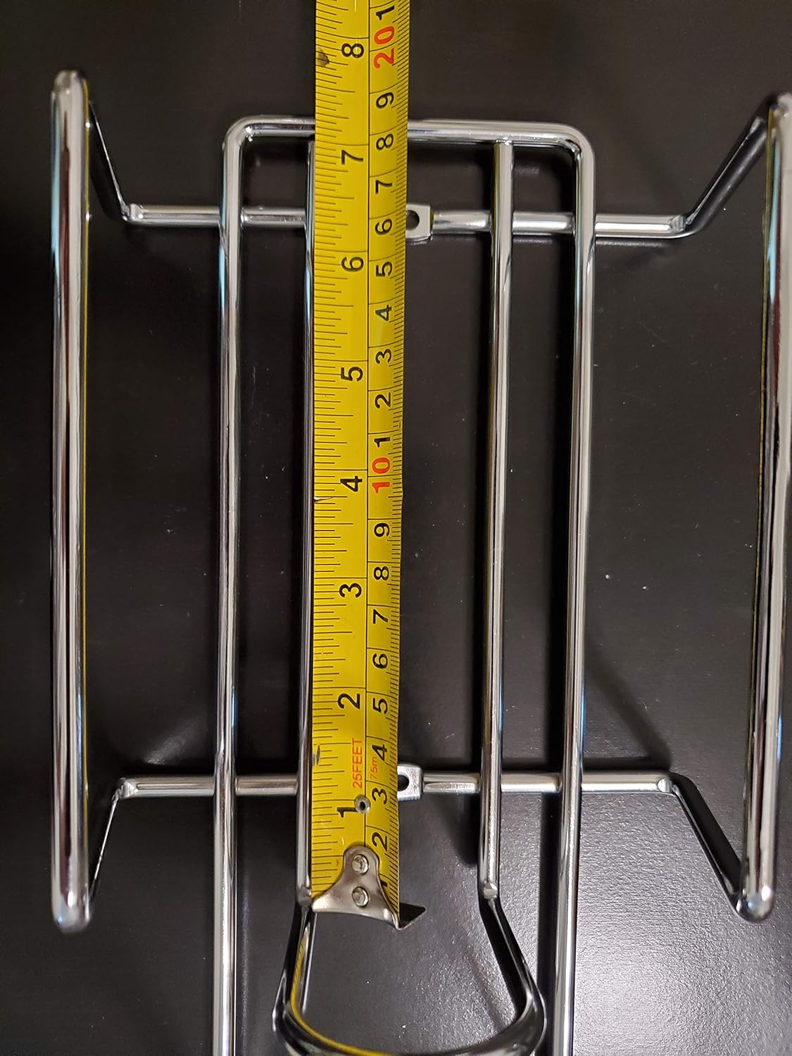 Hafele 520.20.280 Steel Iron Holder Chrome Plated Wall Mount with Cord Storage - KI Home