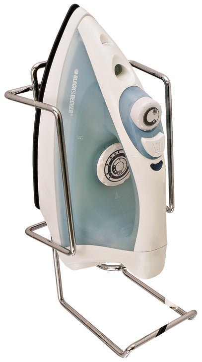 Hafele 520.20.280 Steel Iron Holder Chrome Plated Wall Mount with Cord Storage - KI Home