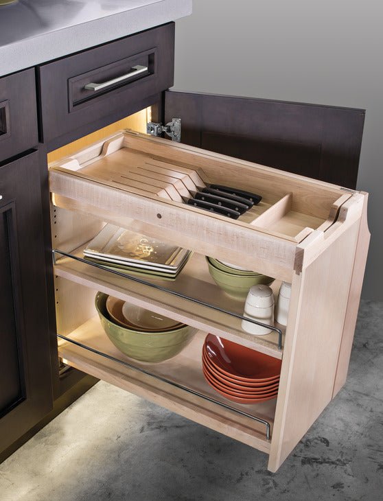 Hafele 546.31.881 Knife Block for SmartCab Pull - Out Cabinet Organizer - KI Home