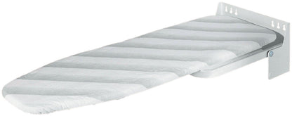 Hafele 568.66.700 Wall Mounted Folding and Rotating Ironing Board with Gray stipes Heat - Resistant Cover - KI Home