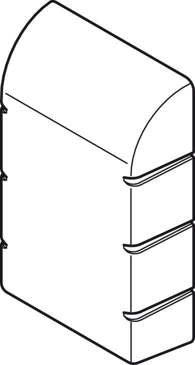 Hafele 568.66.790 Wall Cover for Wall - Mounted Ironfix® Ironing Board - KI Home