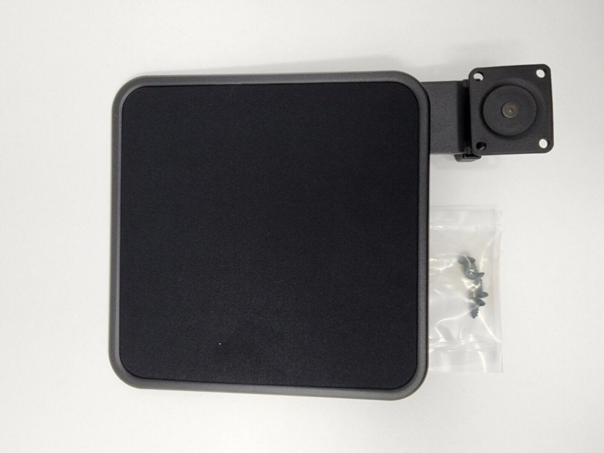 Hafele 639.86.330 Computer Keyboard Tilt-N-Swivel Steel Mouse Pad With Installation Screws - KI Home