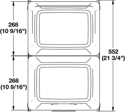 Hafele Double 2 x 36 qt. Waste Trash Bin Soft - Close Pullout System with Handle - KI Home