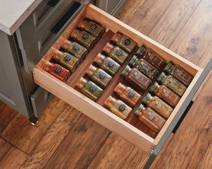 Hafele Fineline™ Stepped Spice Drawer Insert, Trim - to - Fit (Choose Size & Finish) - KI Home