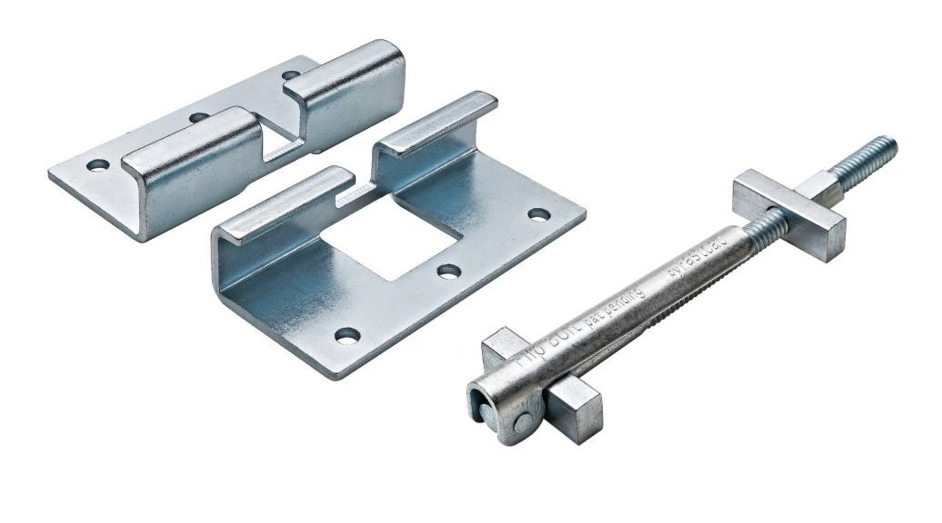 Hafele FlipBolt 4 - 1/2" Countertop Connector Kit with J - Hook Brackets | Tool - Less Surface Mount Installation - KI Home
