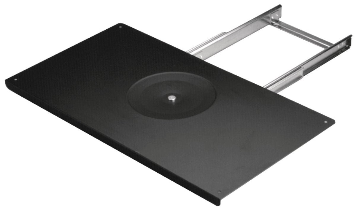 Hafele Heavy - Duty 132 lb Capacity Full Extension Pullout TV Swivel Platform – 180° Pivot - KI Home