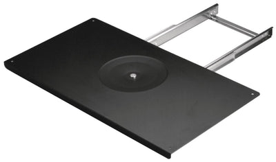 Hafele Heavy - Duty 132 lb Capacity Full Extension Pullout TV Swivel Platform – 180° Pivot - KI Home