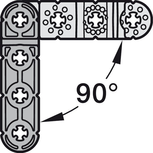 Häfele Ixconnect UC 16/64 Universal Connector – Black Plastic (Multi - Pack Options Available) - KI Home