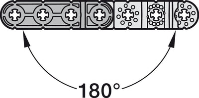 Häfele Ixconnect UC 16/64 Universal Connector – Black Plastic (Multi - Pack Options Available) - KI Home