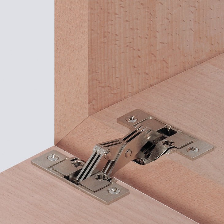 Hafele Miter Flap Cabinet Hinge 1.5mm (1/20'') Wide with 90° Opening Angle for Doors and Flaps - KI Home