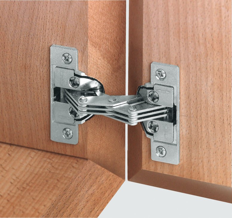 Hafele Miter Flap Cabinet Steel Hinge GS 45/90 1.5mm (1/20'') Wide with 135° Opening Angle for Doors and Flaps - KI Home