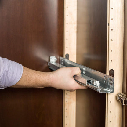 Hafele Pilaster X - Series Bracket Kit 2 - 1/2 Inch Width x 20 - 7/8 Inch Height Hardware for Standard Height - KI Home