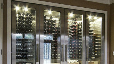 Hafele Premium Multi - Case Pack Quantity Wall - Mounted Wine Pegs Bottle Display Rack with O - Ring Cushion - KI Home